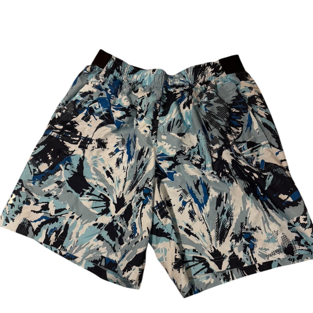 Under Armour Blue and Black Athletic Shorts